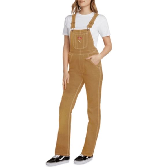 Dickies Pants & Jumpsuits Dickies Relaxed Overalls Brown Duck M